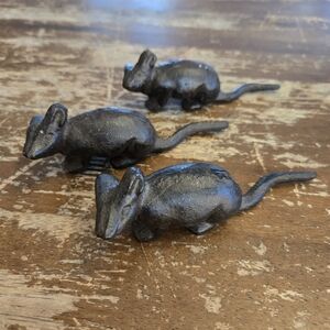 MOUSE FIGURINES OR PAPERWEIGHTS HOME DÉCOR